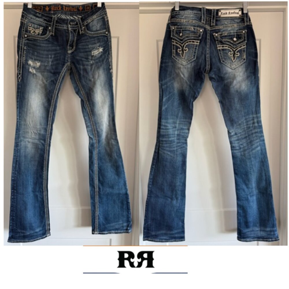 Rock Revival Kai Bootcut Size 26